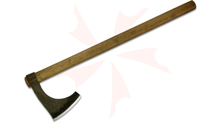 CAS Iberia Hanwei Paul Chen Bearded Viking Axe Antiqued Finish 30.5 inch Overall