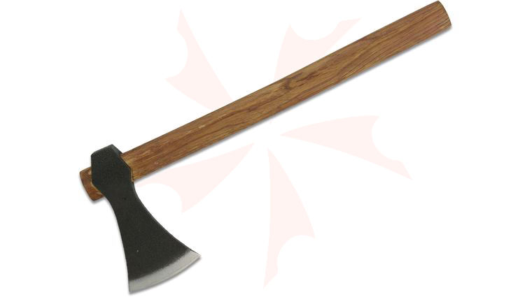 CAS Iberia Hanwei Paul Chen Throwing Axe, Antiqued, 16.25 inch Overall