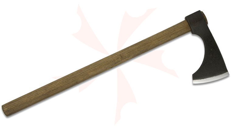 CAS Iberia Hanwei Paul Chen Short Bearded Axe, Antiqued, 24.5 inch Overall