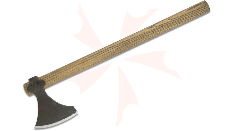 CAS Iberia Hanwei Paul Chen Short Viking Axe, Antiqued, 25.25 inch Overall