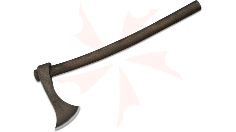 CAS Iberia Hanwei Paul Chen Francesca Axe Antiqued Finish 18 inch Length Solid Wood Handle