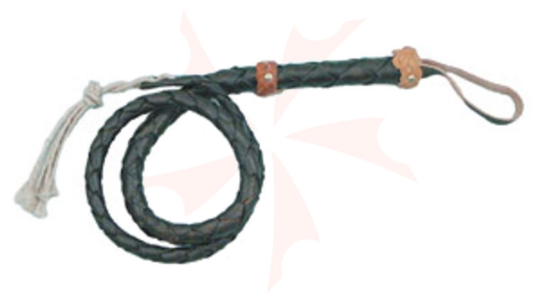 Denix Brown Leather Bullwhip 75 inch Good Quality Whip