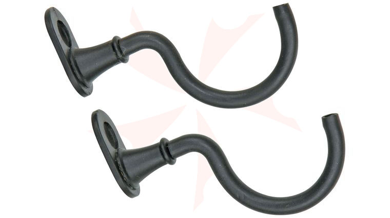 CAS Iberia Sword Hanger Hooks, Black, 2 Pack
