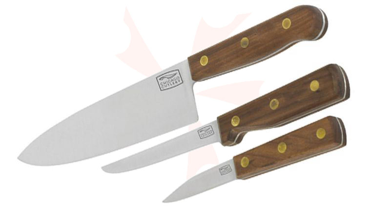Chicago Cutlery Walnut Tradition 3 Piece Set