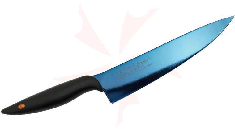 Chroma Cutlery Kasumi Titanium 7-7/8 inch Chef's Knife, Coated Molybdenum Vanadium Steel