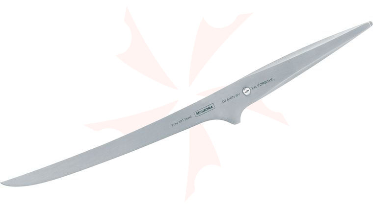 Chroma Cutlery F.A. Porsche Type 301 7-3/4 inch Fillet Knife, Japanese 301 Stainless Steel