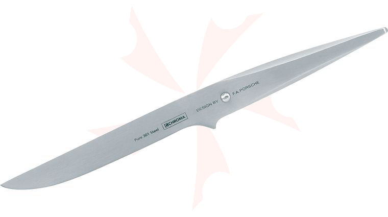 Chroma Cutlery F.A. Porsche Type 301 5-3/4 inch Boning Knife, Japanese 301 Stainless Steel