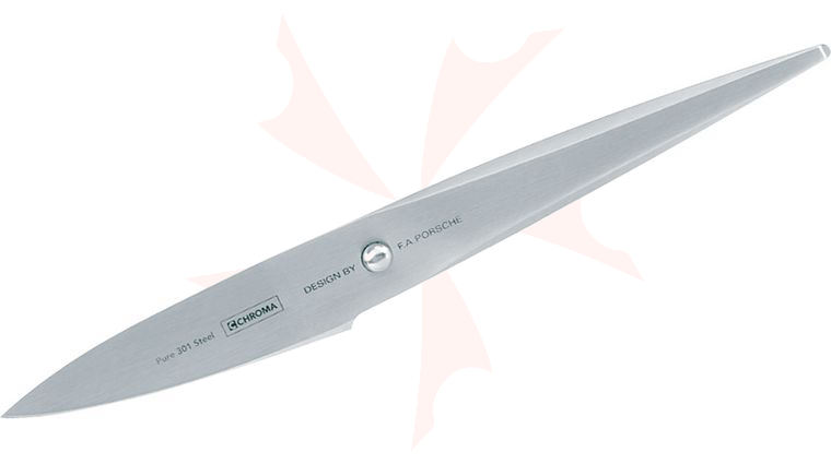 Chroma Cutlery F.A. Porsche Type 301 3-1/4 inch Paring Knife, Japanese 301 Stainless Steel