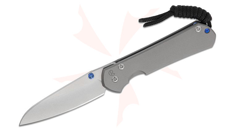 Chris Reeve Small Sebenza 31 Folding Knife 2.99 inch MagnaCut Stonewashed Insingo Blade, Glass Blasted Titanium Handles