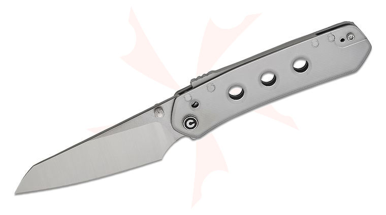 CIVIVI Knives Snecx Vision FG Superlock Folding Knife 3.54 inch Nitro-V Two-Tone Reverse Tanto Blade, Polished Lexan Handles