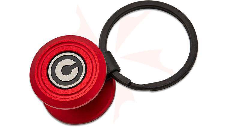 CIVIVI Knives Ostap Hel Key Coin Pocket Key Organizer, Red Aluminum, 1.69 inch Overall