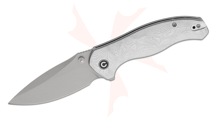 CIVIVI Knives Vyrent Liner Lock Flipper Knife 3.48 inch Nitro-X7 Stonewashed Drop Point Blade, Contoured Aluminum Foil G10 Handles, Reversible Clip