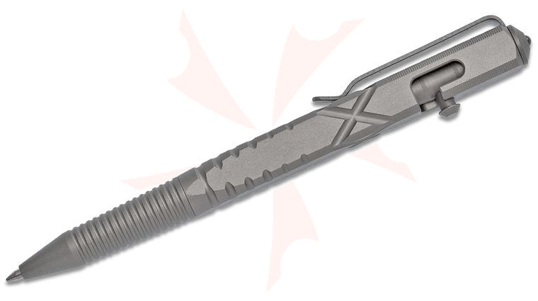 CIVIVI Knives CP-01A C-Quill Aluminum Bolt-Action Pen, Gray
