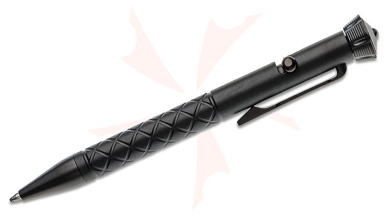 CIVIVI Knives CP-02B Coronet Titanium Bolt-Action Pen, Black, Fidget Spinner Top