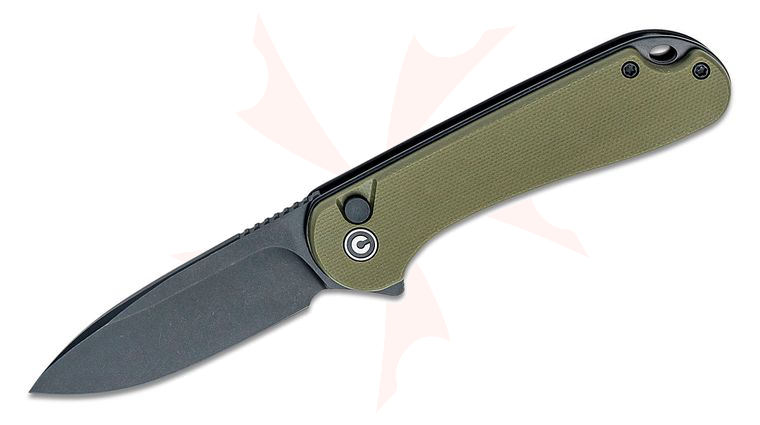 CIVIVI Knives Button Lock Elementum II Flipper Knife 2.96