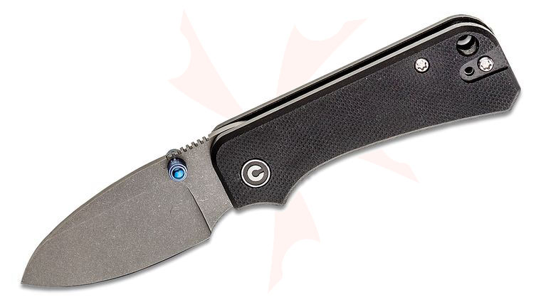CIVIVI Knives C19068S-1 Ben Petersen Baby Banter Folding Knife 2.34 inch Nitro-V Stonewashed Blade, Black G10 Handles