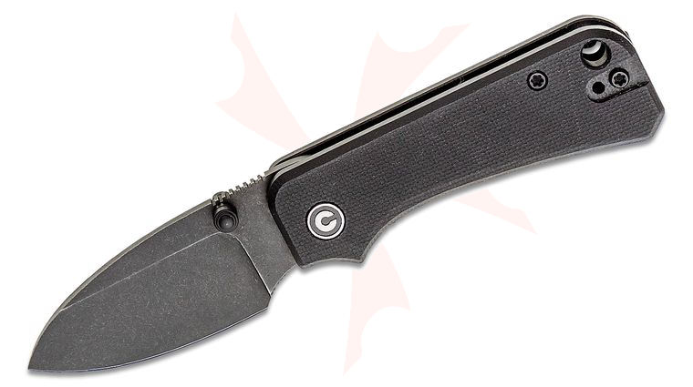 CIVIVI Knives C19068S-2 Ben Petersen Baby Banter Folding Knife 2.34 inch Nitro-V Black Stonewashed Blade, Black G10 Handles