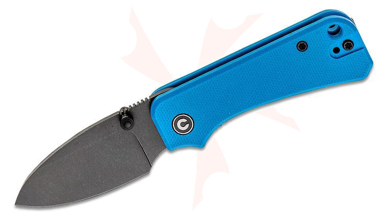 CIVIVI Knives C19068S-3 Ben Petersen Baby Banter Folding Knife 2.34 inch Nitro-V Black Stonewashed Blade, Blue G10 Handles