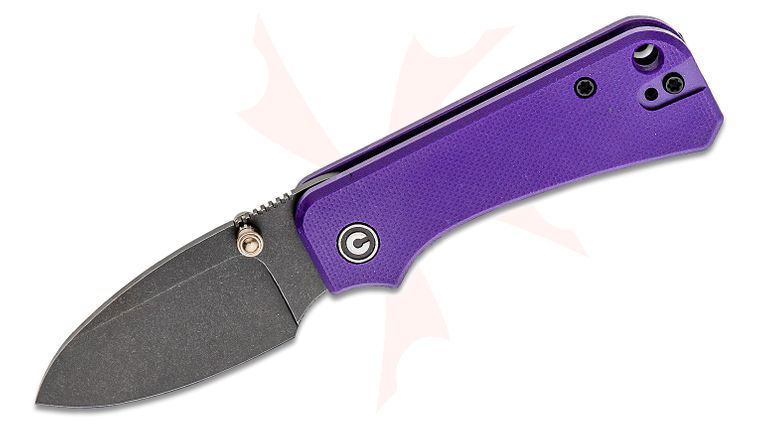 CIVIVI Knives C19068S-4 Ben Petersen Baby Banter Folding Knife 2.34 inch Nitro-V Black Stonewashed Blade, Purple G10 Handles