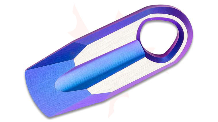CIVIVI Knives Ostap Hel Ti-Bar Pry Bar, Purple Two-Tone Titanium, 1.7 inch Overall