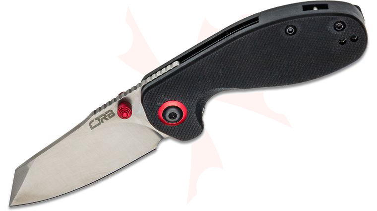 CJRB Cutlery Swaggs Maileah Folding Knife 2.39 inch AR-RPM9 Reverse Tanto Blade, Black G10 Handles