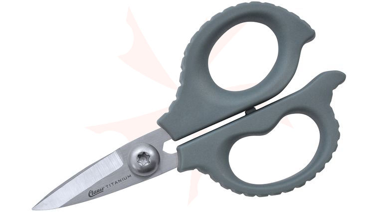 Clauss Titanium Bonded 5.5 inch Kevlar Shears, Gray GFN Handles