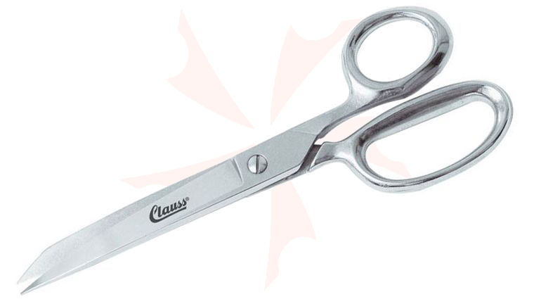 Clauss 8 inch Hot Forged Shear Straight, Adjustable, Blades Curve Right