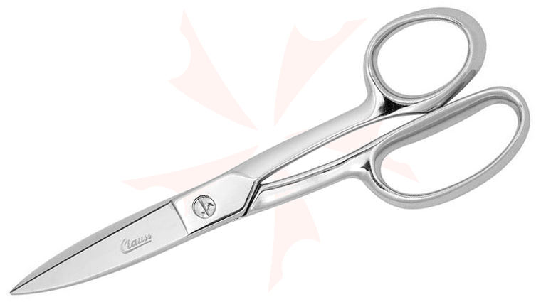 Clauss 8 inch Hot Forged Shear Straight, SureSet&reg; Adjustability, One Blade Serrated