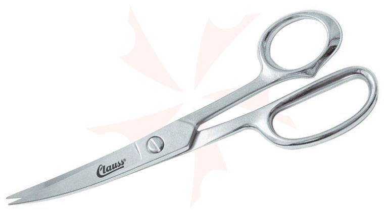 Clauss 8.25 inch Hot Forged Shear Straight, SureSet&reg; Adjustability, Blades Curve Left
