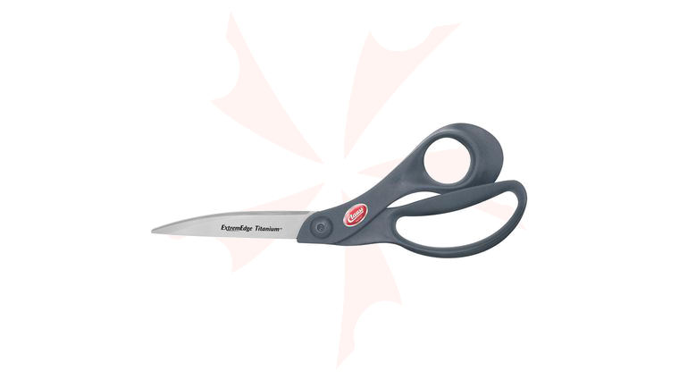Clauss 9 inch ExtremEdge Titanium Bonded&reg; Bent Shear Includes Hex Key for Tension Adjustment