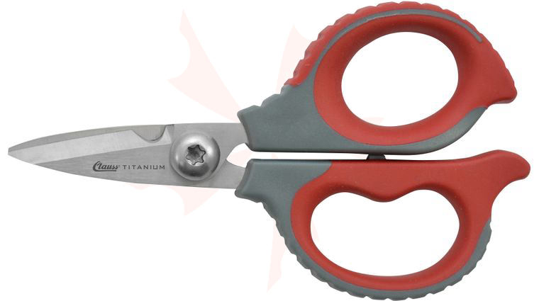 Clauss 6 inch Electrician Shear with Wire Cutter Notch