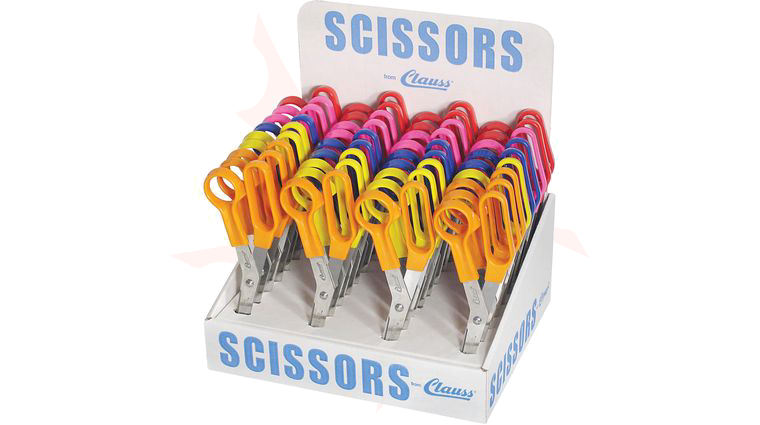 Clauss Stainless Steel Featherlite&trade; Shears Display Tray 36 pcs