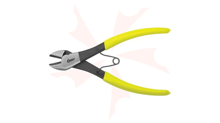 Clauss 7 inch Hot Forged Wire Cutters with Vinyl Grips Yellow