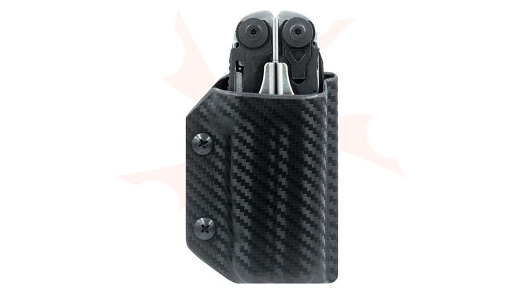 Clip & Carry Kydex Sheath for Leatherman Surge, Carbon Fiber Pattern (Sheath Only)