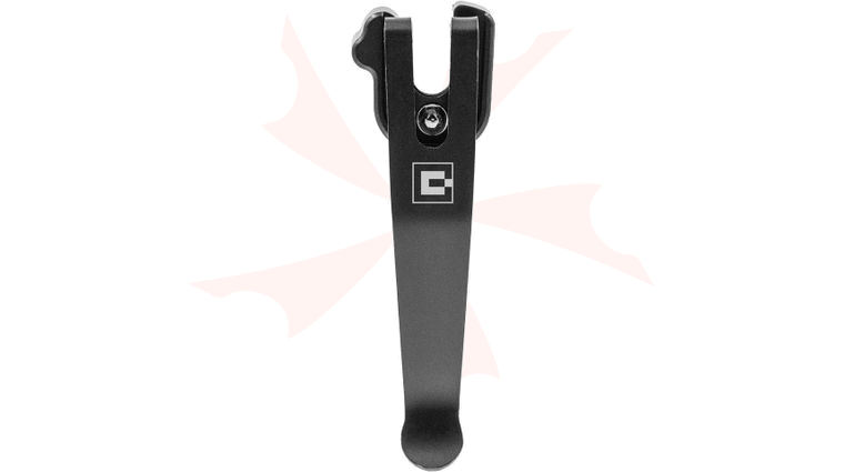 Clip & Carry SwissQlip Stainless Steel Deep Carry Pocket Clip for 91mm Victorinox Swiss Army Knives, Black