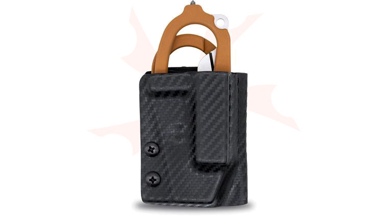 Clip & Carry Kydex Sheath for Leatherman Raptor, Carbon Fiber Pattern (Sheath Only)