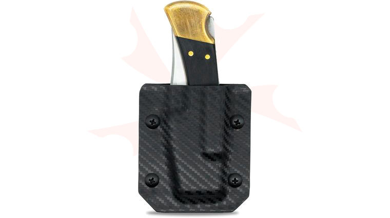 Clip & Carry Kydex Sheath for Buck 110/112 Lockback Folding Knives, Carbon Fiber Pattern (Sheath Only)