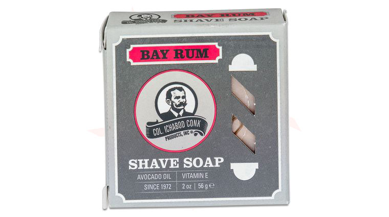 Colonel Conk #143 Regular Size Bay Rum Shave Soap 2 oz.