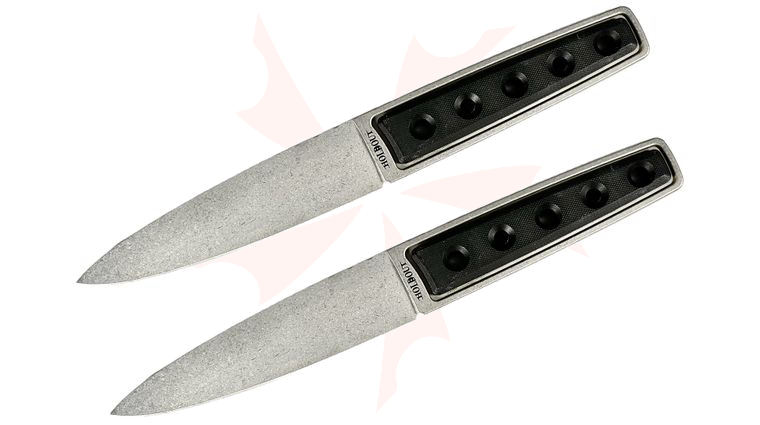 Cold Steel Stickman Holdout Throwing Knife Set, 11 inch Overall, Nylon Sheath