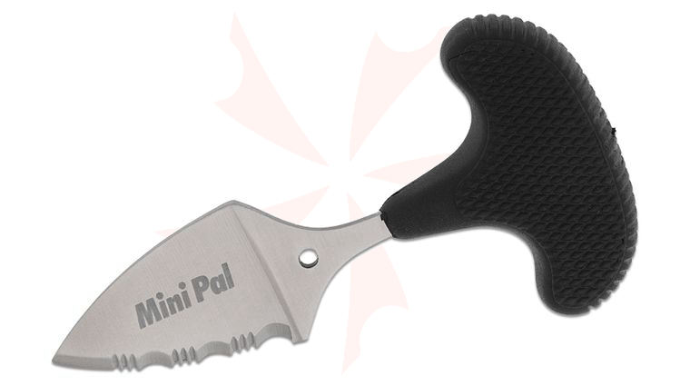 Cold Steel 43NSK Mini Pal Push Dagger 1 inch Blade, Kray-Ex Handle, Secure-Ex Sheath