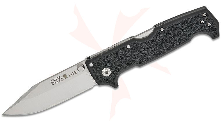 Cold Steel 62K1 SR1 Lite Folding Knife 4 inch 8Cr13MoV Clip Point Blade, Griv-Ex Handles