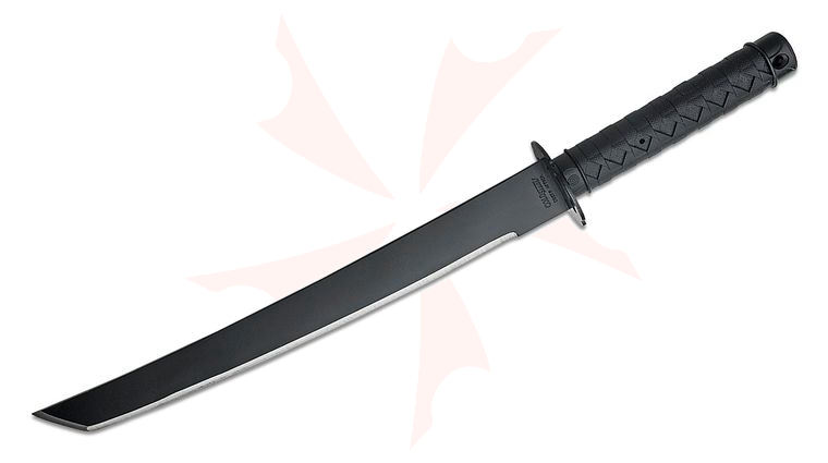 Cold Steel 97TKLZ Tactical Wakizashi Machete 18 inch Carbon Steel Blade, Polypropylene Handles, Cor-Ex Sheath
