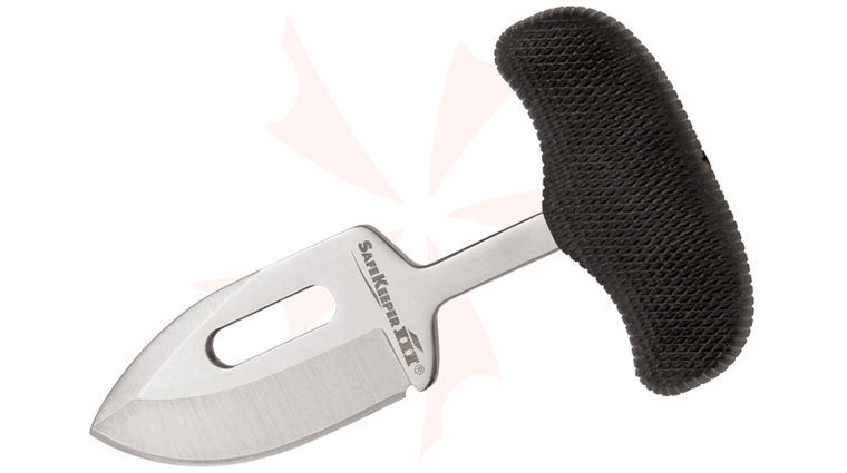 Cold Steel 12CT Safe Keeper III Push Dagger 2.5 inch Blade, Kraton Handle, Secure-Ex Sheath