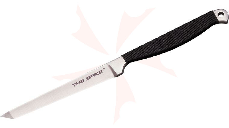 Cold Steel 53CT Spike Tanto Point 4 inch Blade, Cord Wrapped Handle