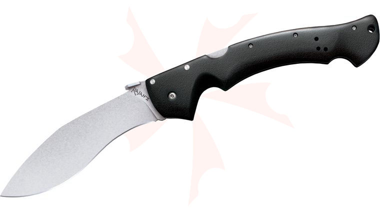 Cold Steel 62KGC Rajah II Folding Knife 6 inch CTS-BD1 Stonewash Blade, Griv-Ex Handles