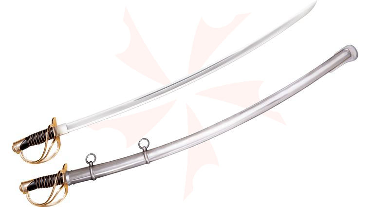Cold Steel 88HCS US 1860 Heavy Cavalry Saber 36 inch Carbon Steel Blade