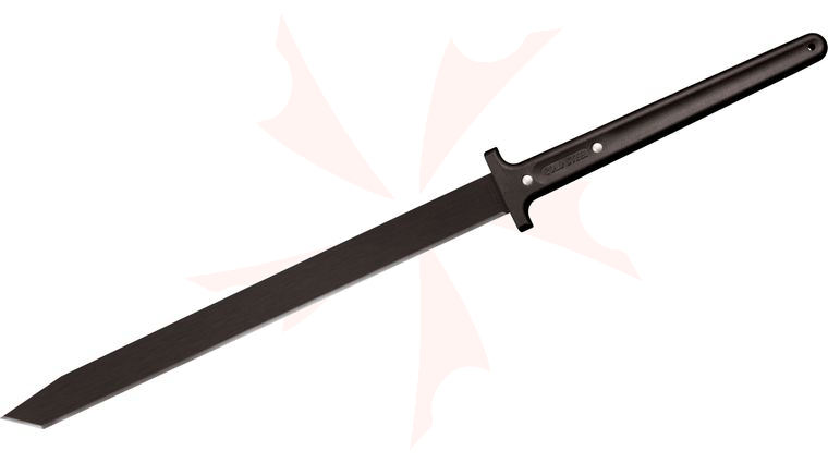 Cold Steel 97THKLS Two Handed Katana Machete 24 inch Blade, Polypropylene Handle, Cor-Ex Sheath