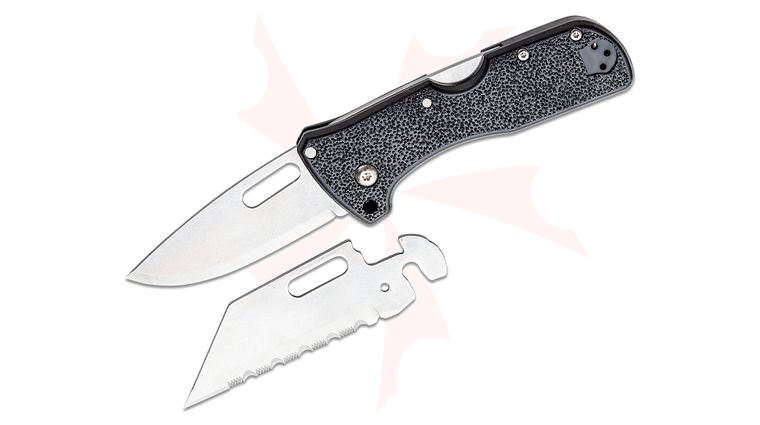 Cold Steel 40BA Click-N-Cut Knife 2.75 inch Interchangeable Blade, ABS Plastic Handle