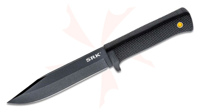 Cold Steel 49LCKZ SRK Survival Rescue Knife 6 inch Black SK-5 Blade, Kray-Ex Handle, Secure-Ex Sheath