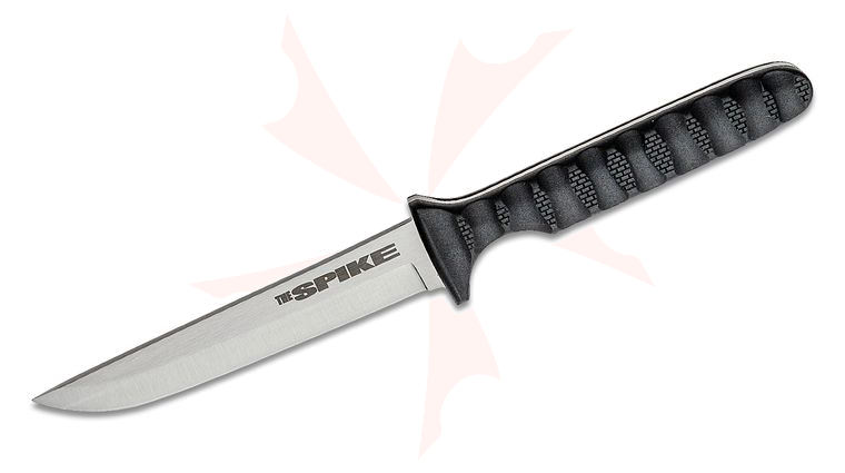 Cold Steel 53NCC Drop Point Spike 4 inch Blade, Faux G10 Handle, Secure-Ex Sheath